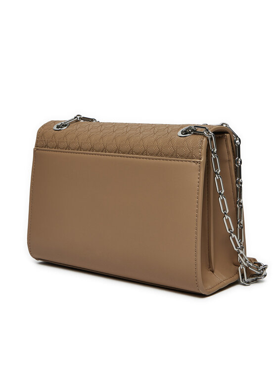 Calvin Klein Calvin Klein Ročna torba Ck Medium Conv Shoulder Bag_Mono K60K613138 Rjava