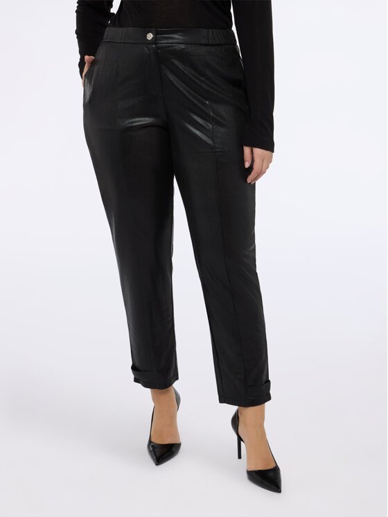 Fiorella Rubino Fiorella Rubino Pantaloni di tessuto P703L002326N0Z3 Nero Regular Fit