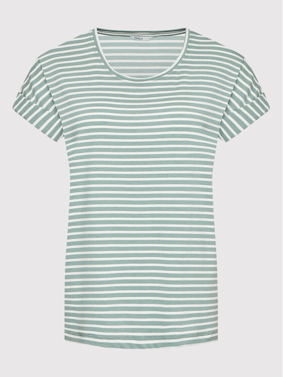 ONLY ONLY T-Shirt Moster 15206243 Zielony Relaxed Fit