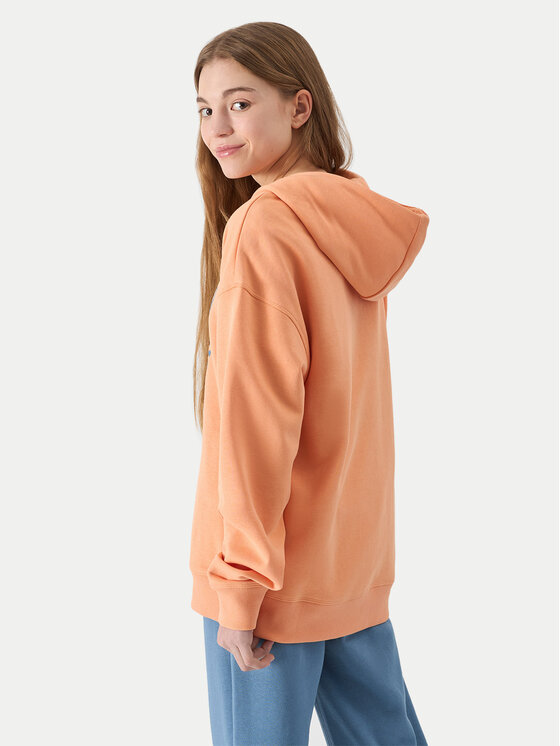 4F 4F Felpa 4FJWSS24TSWSM0935 Arancione Regular Fit