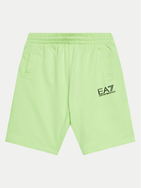 EA7 Emporio Armani Športové kraťasy 8NBS51 BJ05Z 1805 Zelená Regular Fit