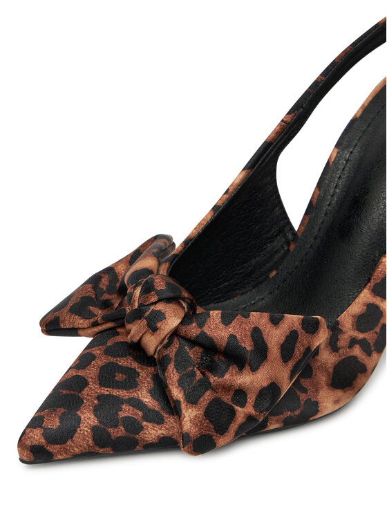 DeeZee DeeZee Pantofi cu toc subțire 6-605-1 Maro