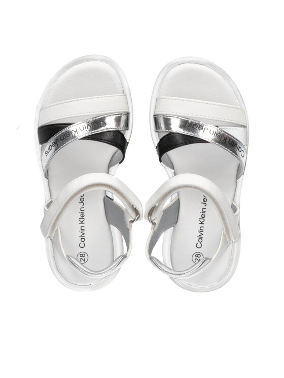 Calvin Klein Jeans Calvin Klein Jeans Sandały V3A2-80204-0193Y125 Biały