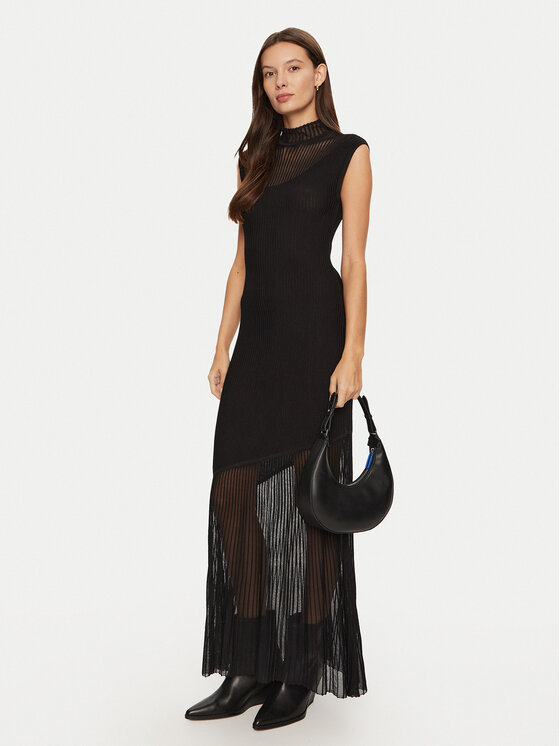 HUGO Hugo Rochie tricotată Sarreno 50522566 Negru Slim Fit
