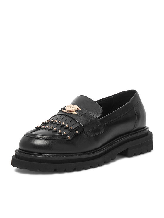 Guess Guess Loafersy CEO-CI12-MIAMI-04 Černá