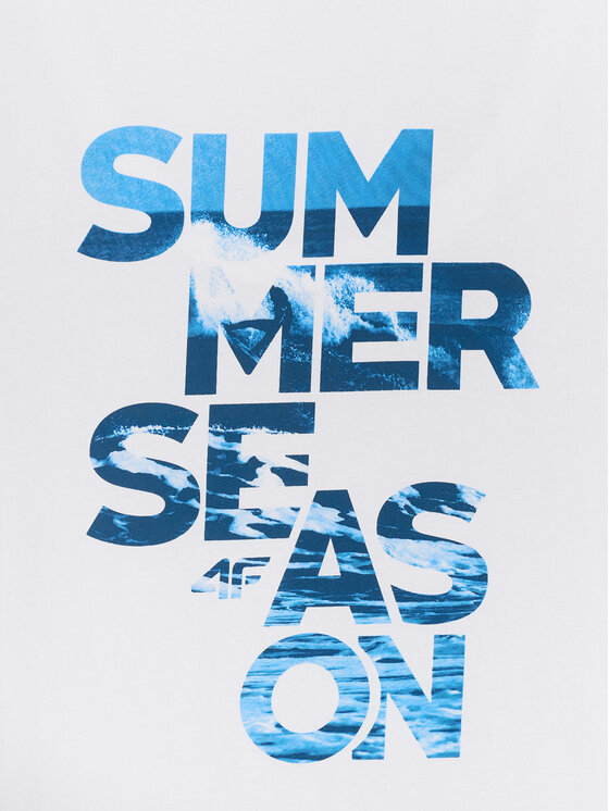 4F 4F Tank top BEACHWEAR Bílá Regular Fit