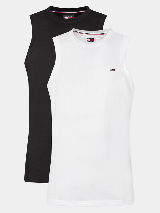 Tommy Jeans Tommy Jeans Set od 2 tank topa DM0DM13229 Šarena Regular Fit