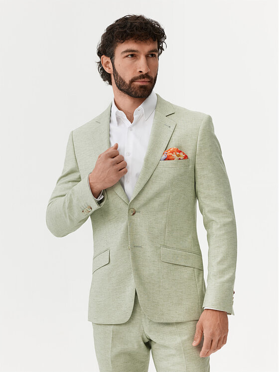 Evenemen Evenemen Garnitur Passa Zielony Slim Fit