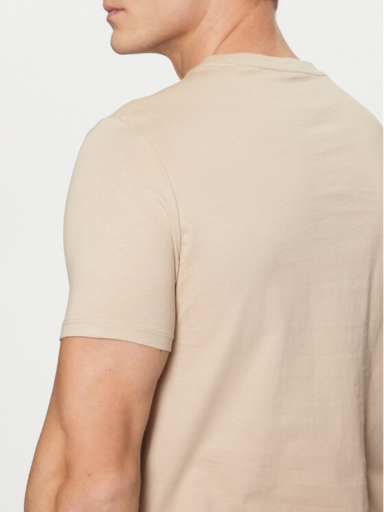 Guess Guess T-shirt M2YI71 I3Z14 Bež Slim Fit