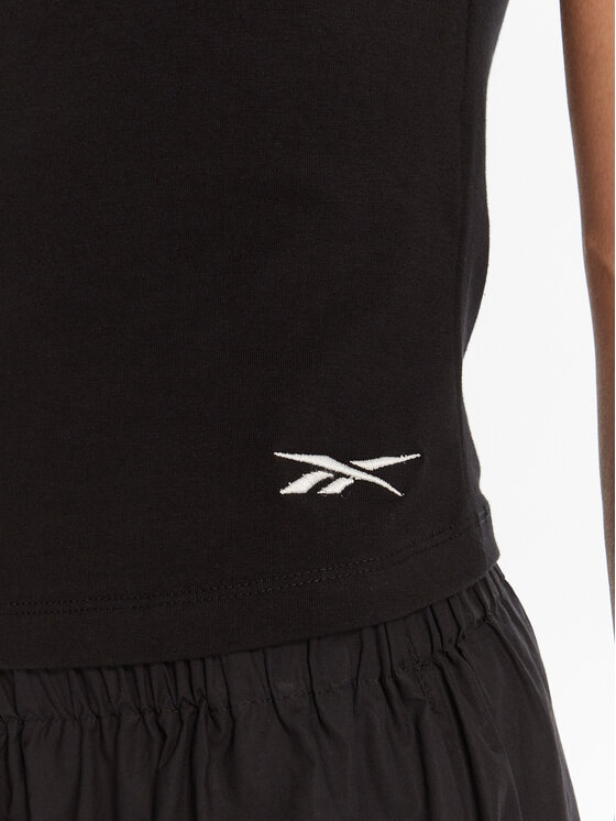Reebok Reebok T-shirt RK25309CCW Crna Slim Fit