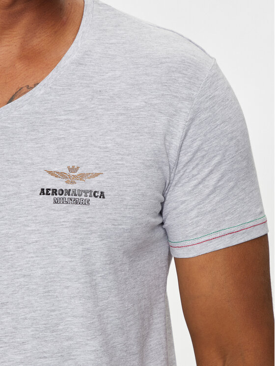 Aeronautica Militare Aeronautica Militare Тишърт AM1UTI004 Сив Regular Fit