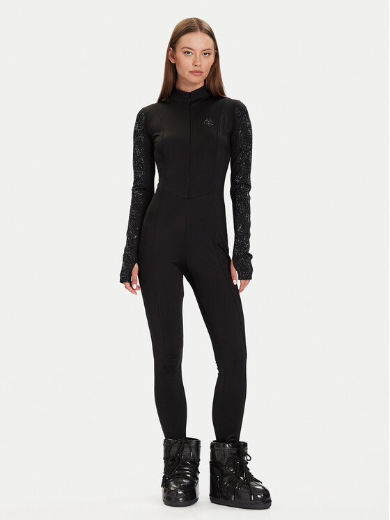 Guess Guess Kombinezon W5BD1P K7182 Czarny Slim Fit