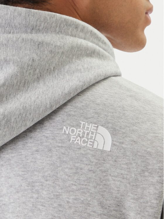The North Face The North Face Bluza Simple Dome NF0A89FC Szary Regular Fit