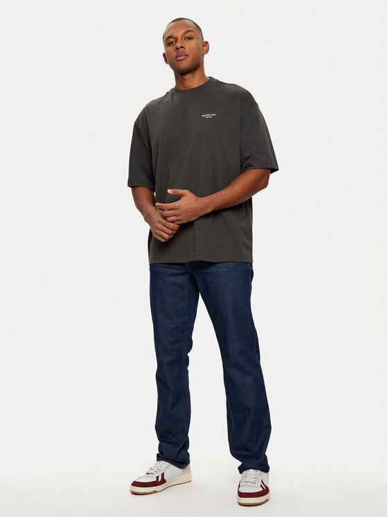 Mustang Mustang T-shirt Akron 1015833 Siva Relaxed Fit