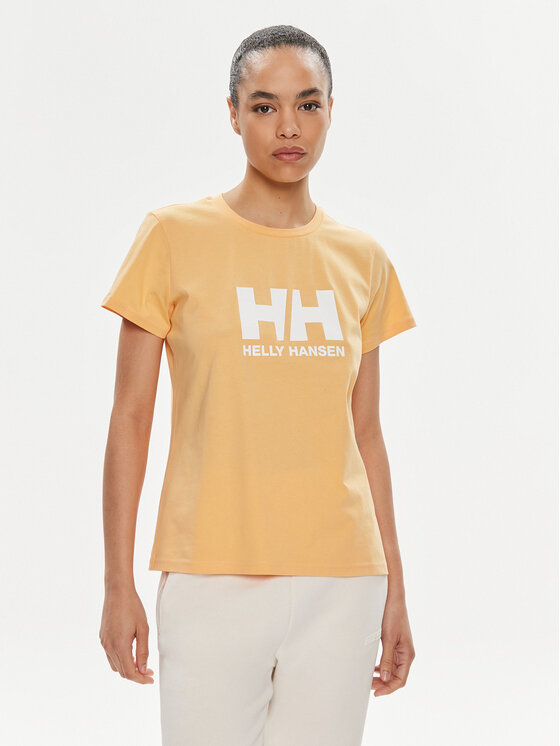 Helly Hansen Helly Hansen T-Shirt W Hh Logo T-Shirt 2.0 34465 Orange Regular Fit