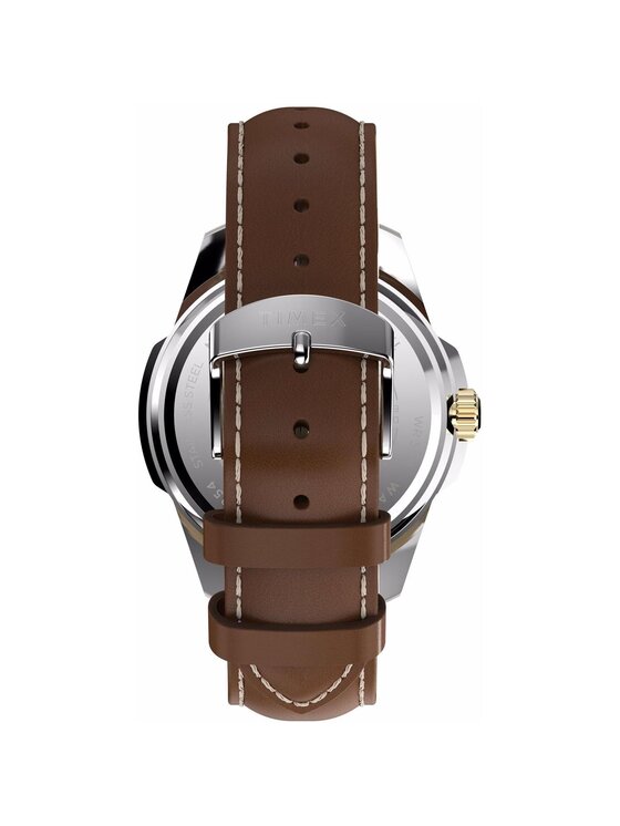 Timex Timex Zegarek TW2Y38100 Brązowy