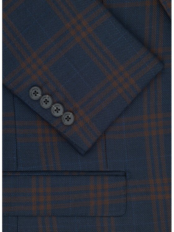 Pako Lorente Pako Lorente Marynarka P26WP-3X-007 Granatowy Slim Fit