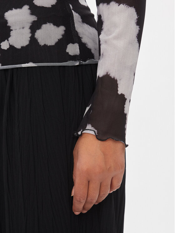 ONLY ONLY Блузка 15312302 Чорний Slim Fit