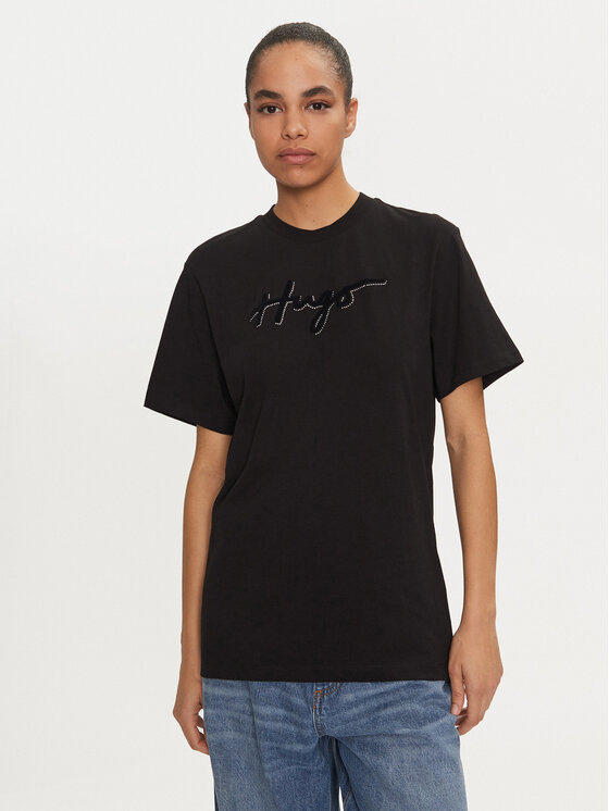 HUGO Hugo Tricou 50528585 Negru Regular Fit