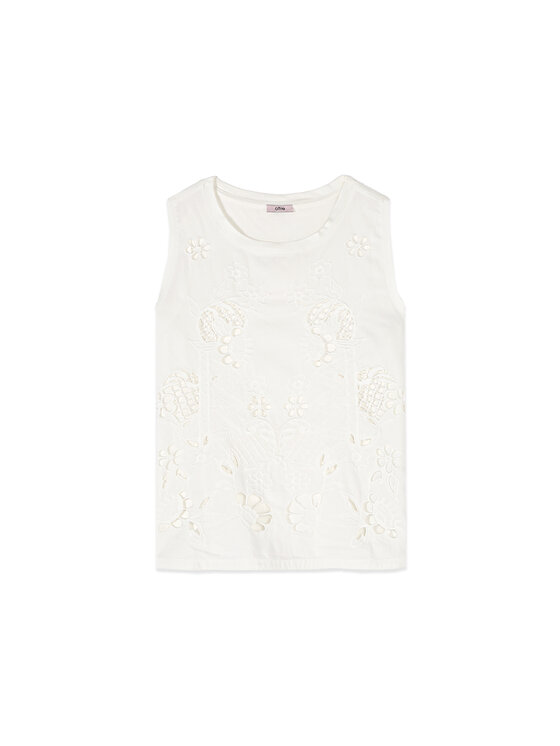 Oltre Oltre T-shirt G063J004518N011 Bianco Regular Fit
