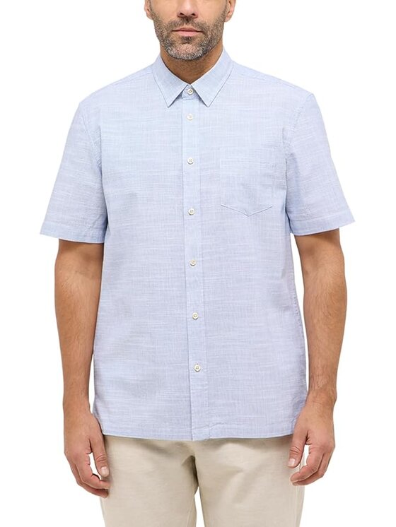 Mustang Mustang Camicia Style Darien Blu Regular Fit