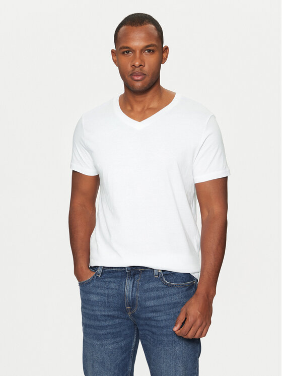 Gap Gap Komplet t-shirtów 483955-00 Biały Regular Fit