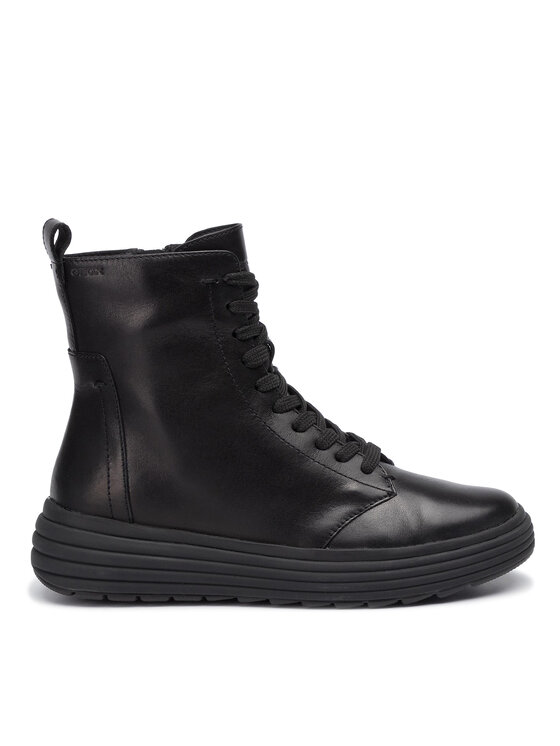 Geox Geox Polokozačky D Phaolae A D94FDA 00043 C9999 Černá