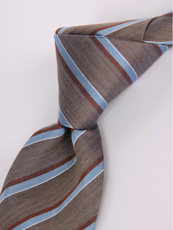 ELSNER ELSNER Γραβάτα JEDWAB ŻAKARD A1109 Καφέ