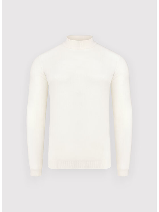 Pako Lorente Pako Lorente Sweter P25WN-2X-028 Biały Classic Fit