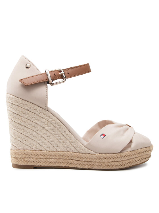 tommy hilfiger basic open toe high wedge