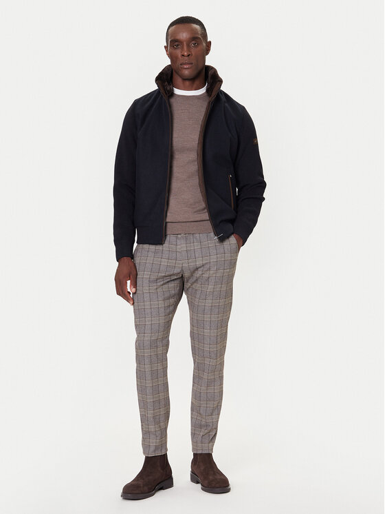 Bugatti Bugatti Übergangsjacke 7600-85557D Dunkelblau Regular Fit