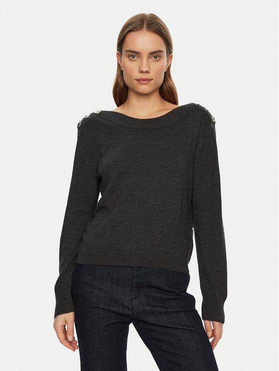 Morgan Morgan Sweater 242-MCHOU Szürke Regular Fit