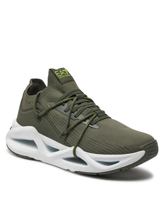 EA7 Emporio Armani EA7 Emporio Armani Sneakersy X8X087 XK227 T556 Zelená