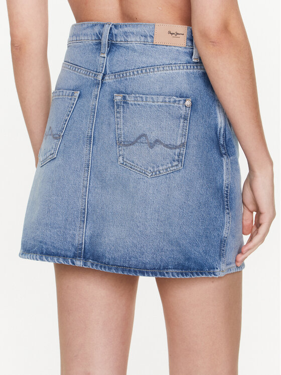 Pepe Jeans Pepe Jeans Джинсова спідниця Rachel Skirt PL900979PE9 Голубий Regular Fit