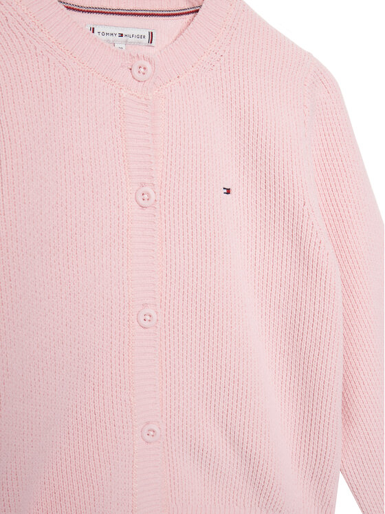 Tommy Hilfiger Tommy Hilfiger Кардиган KG0KG08953 D Розов Regular Fit