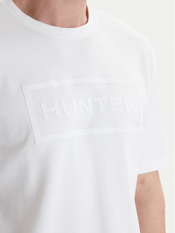 Hunter Hunter T-Shirt W126-HRMTS-1004-01X Weiß Regular Fit