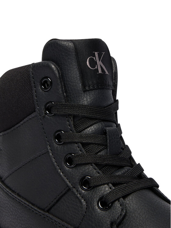 Calvin Klein Calvin Klein Gležnjače Lace-Up Bootie V3X5-83187-1695 S Crna