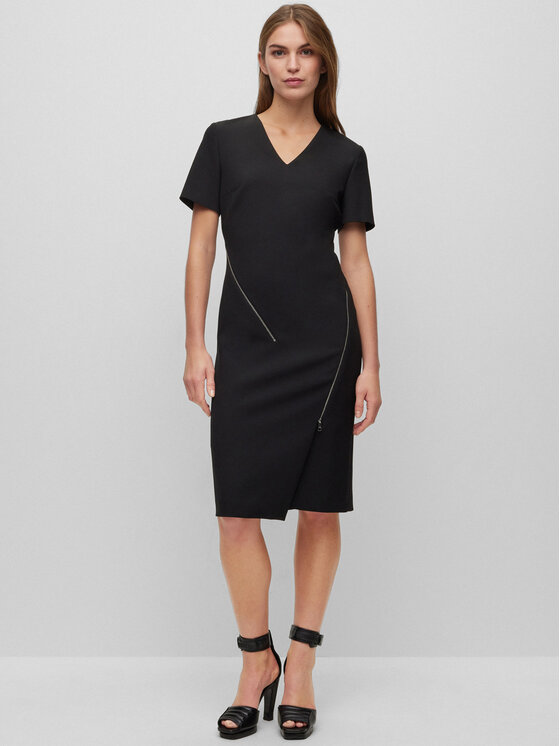 Boss Vestito da giorno 50496099 Nero Slim Fit