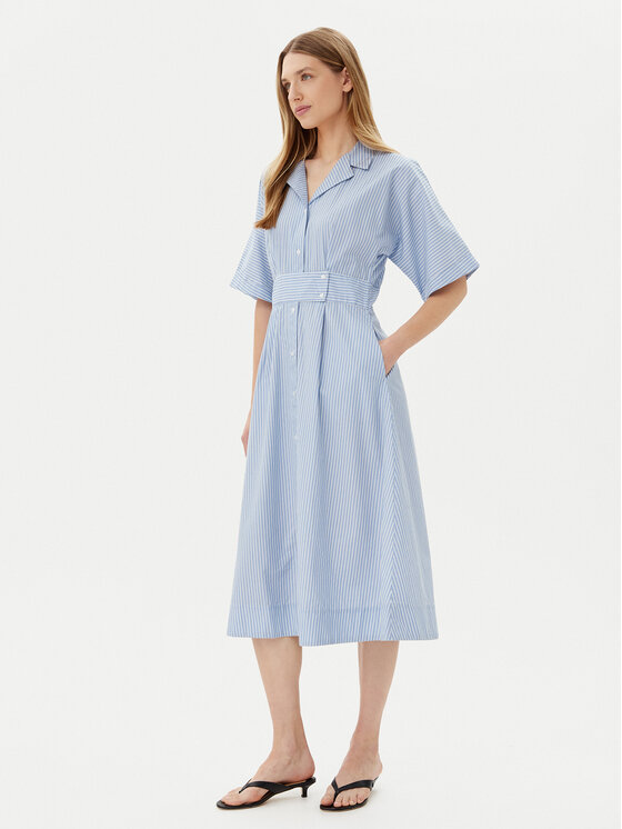 YAS YAS Sukienka koszulowa Astor 26037276 Niebieski Regular Fit