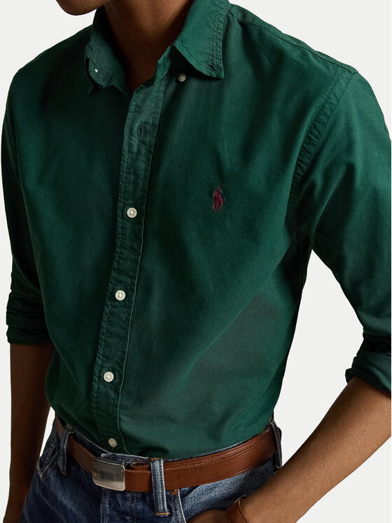 Polo Ralph Lauren Polo Ralph Lauren Сорочка 710805564518 Темно-зелений Regular Fit
