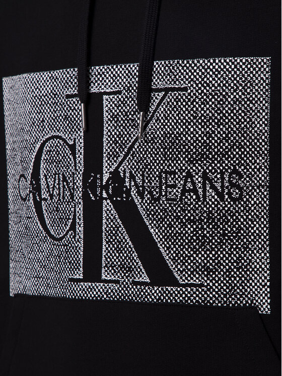 Calvin Klein Jeans Calvin Klein Jeans Felpa Monogram J30J313215 Nero Regular Fit