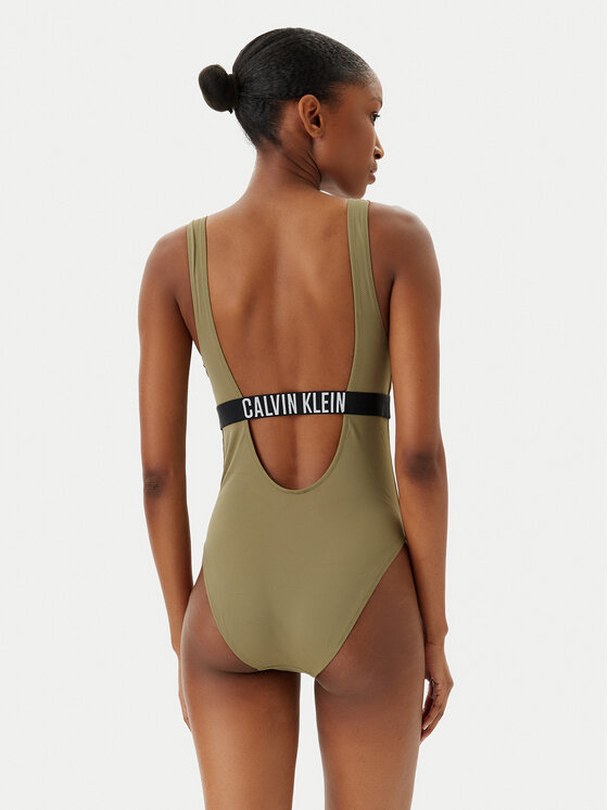 Calvin Klein Swimwear Calvin Klein Swimwear Női fürdőruha KW0KW02746 Zöld