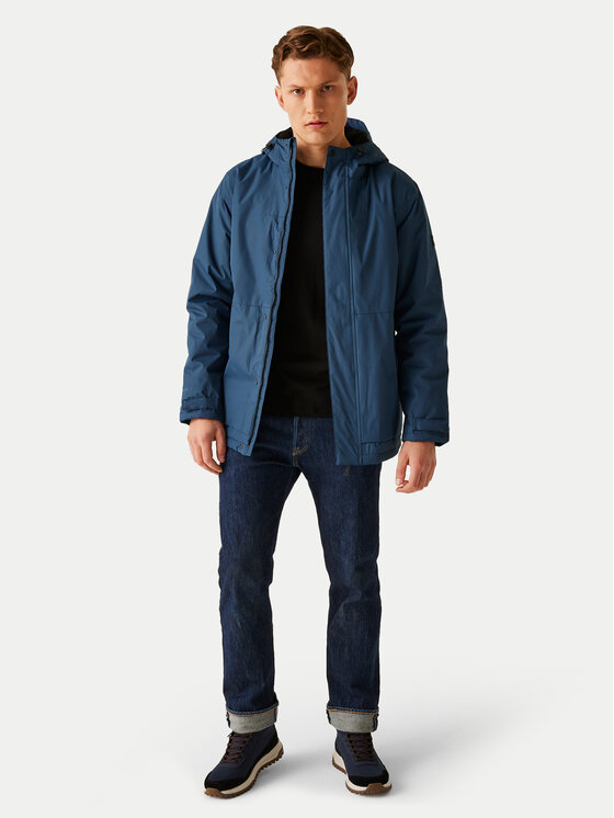 Regatta Regatta Kurtka przeciwdeszczowa Sterlings IV RMP351 Niebieski Regular Fit