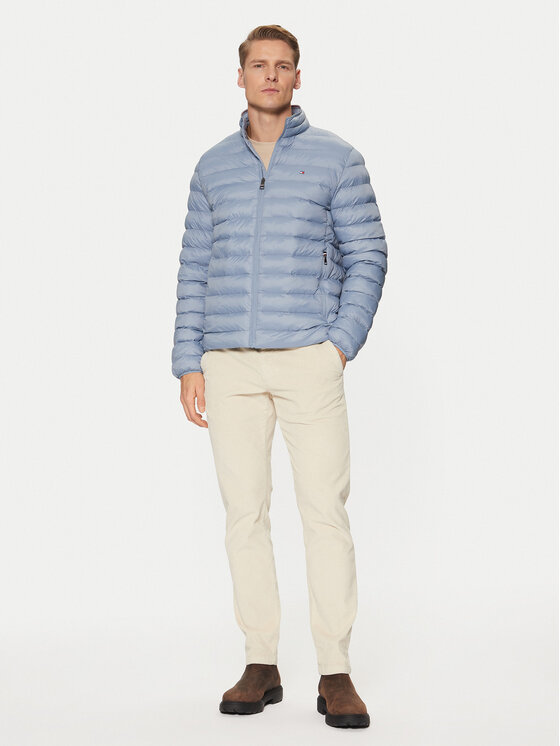 Tommy Hilfiger Tommy Hilfiger Bunda pro přechodné období MW0MW37634 Modrá Regular Fit
