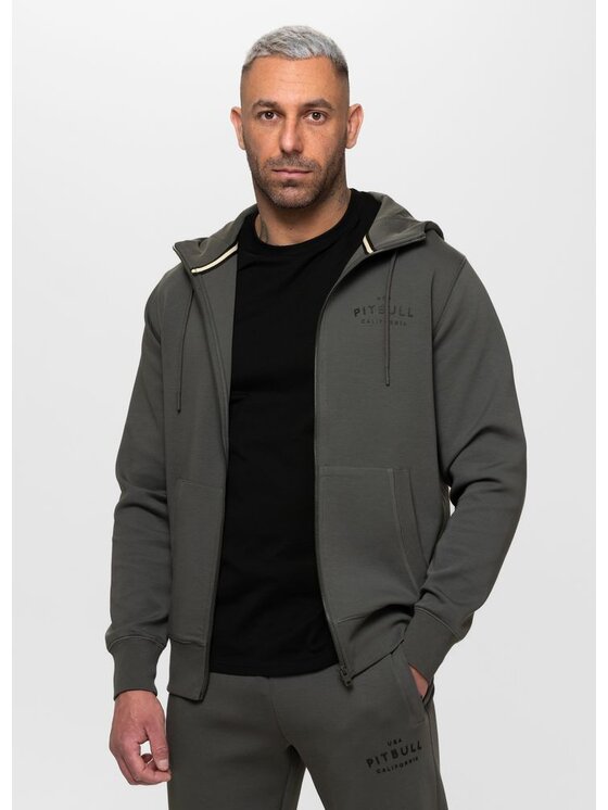 PITBULL PITBULL Bluza SAMPSON Zielony Regular Fit