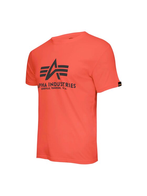 Alpha Industries Alpha Industries T-Shirt AI.100501-711-S Červená Basic Fit
