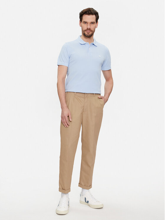 United Colors Of Benetton United Colors Of Benetton Polo 3089J3179 Błękitny Regular Fit