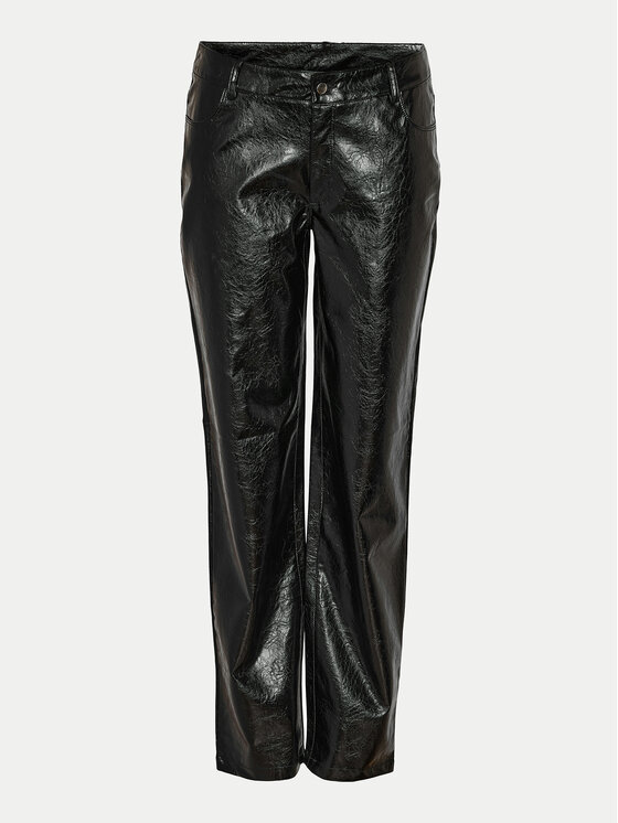 Noisy May Noisy May Hose aus Kunstleder Kane 27031820 Schwarz Regular Fit