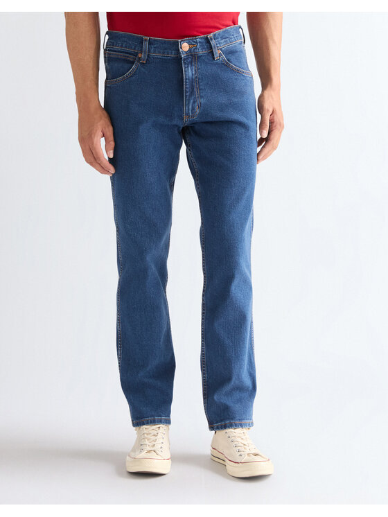 Wrangler Wrangler Jeansy GREENSBORO Niebieski Straight Leg