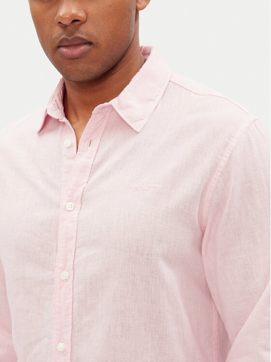 Pepe Jeans Pepe Jeans Koszula Arnau PM308844 Różowy Regular Fit